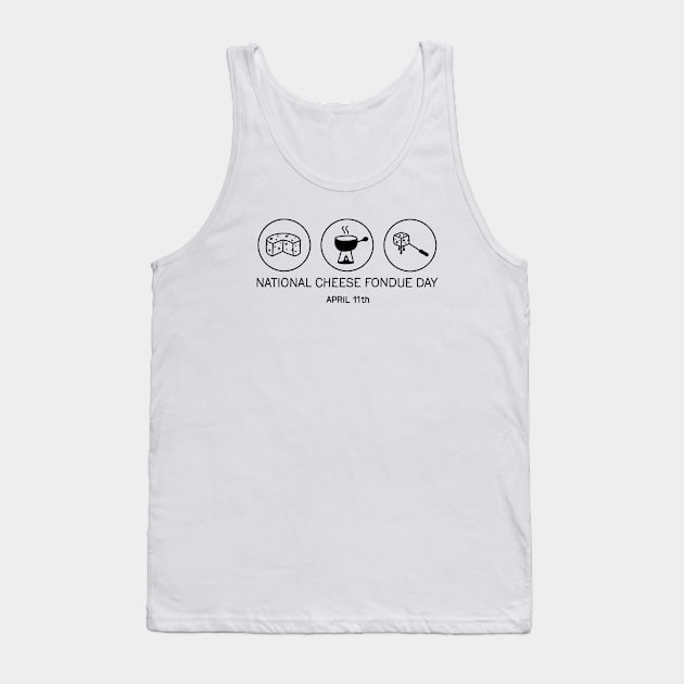 National Cheese Fondue Day Tank Top by valentinahramov